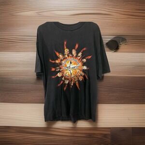 WCW Wrestling XL T-Shirt Sting Flair Goldberg WWE Kansas Lottery Tee Shirt